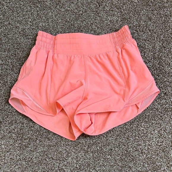 Orange lululemon 2.5 high rise hotty hots - Picture 1 of 5